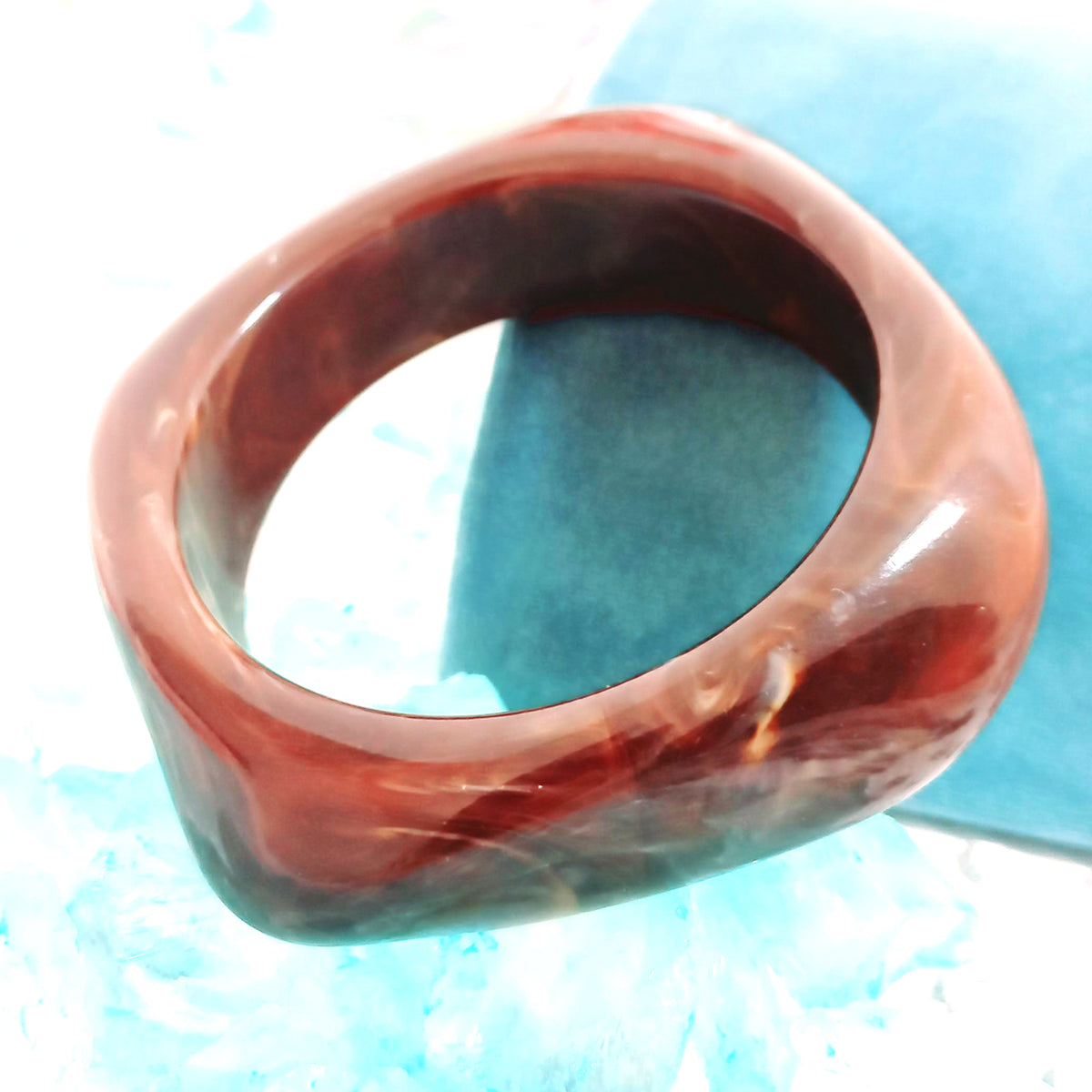 Brazalete Ondas Terracota