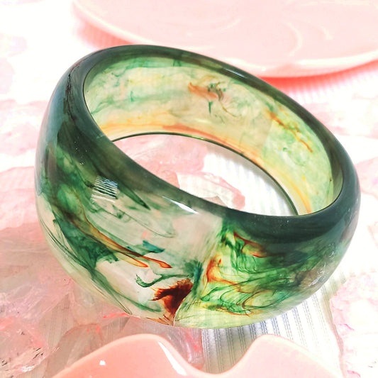 Brazalete Jade Floreado