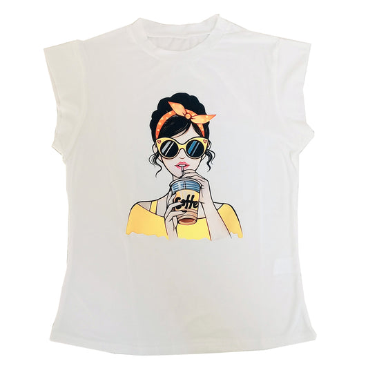 Camiseta Latte Chic