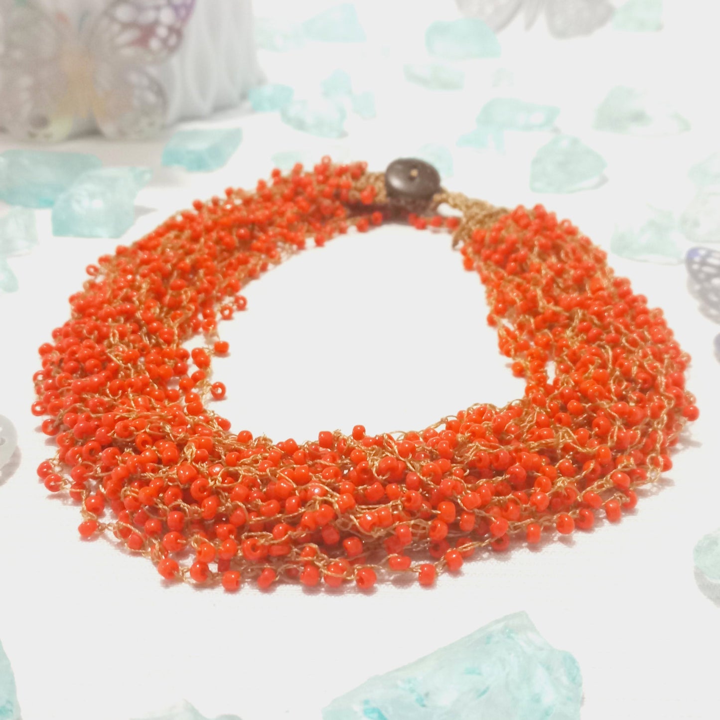 Collar destello naranja