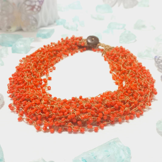 Collar destello naranja