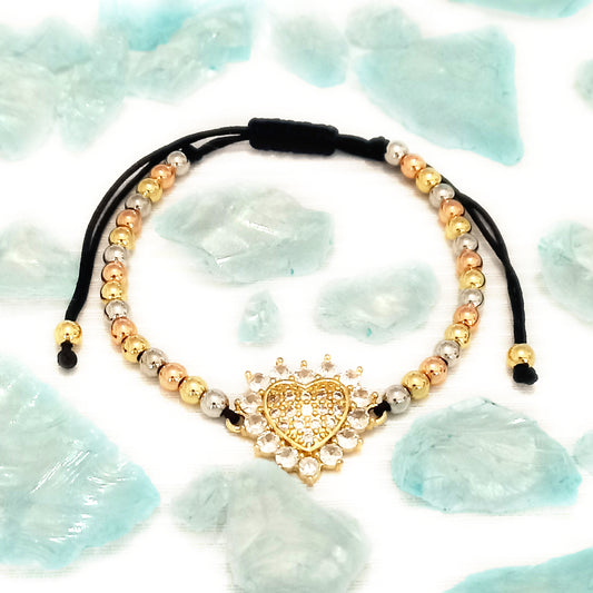 Pulsera Charm Corazón Radiante