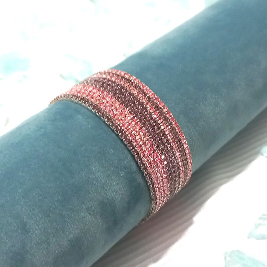 Set de Pulseras Rosa Radiante